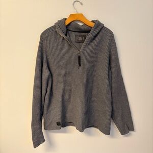 Triple Aught Design Gray Zip-Up Men's Sweater